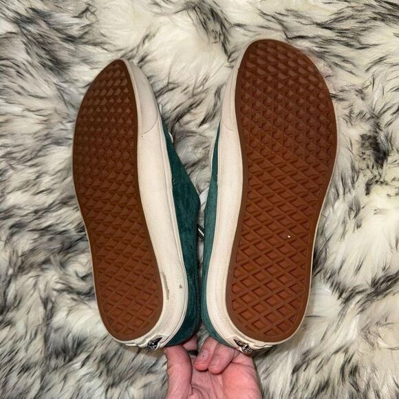 Vans Men's Green Suede Authentic - Picture 5 of 6